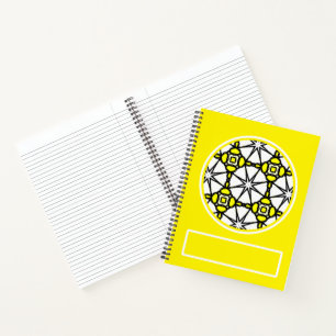 Band eins Kaleidoskop Art 30 Notizbuch