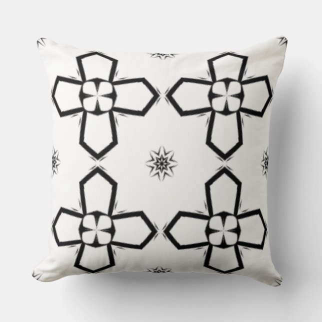 Band eins Kaleidoskop Art 33 Kissen (Vorderseite)