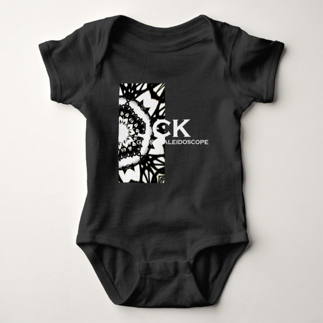 Band eins Kaleidoskop Art 4 Baby Strampler (Vorderseite)