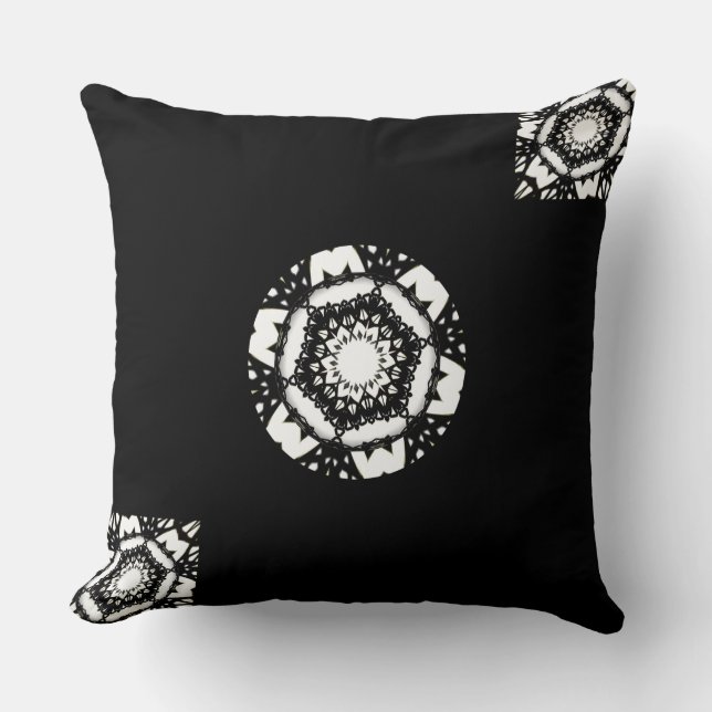 Band eins Kaleidoskop Art 4 Kissen (Vorderseite)