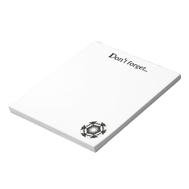 Band eins Kaleidoskop Art 4 Notizblock (Rotiert)