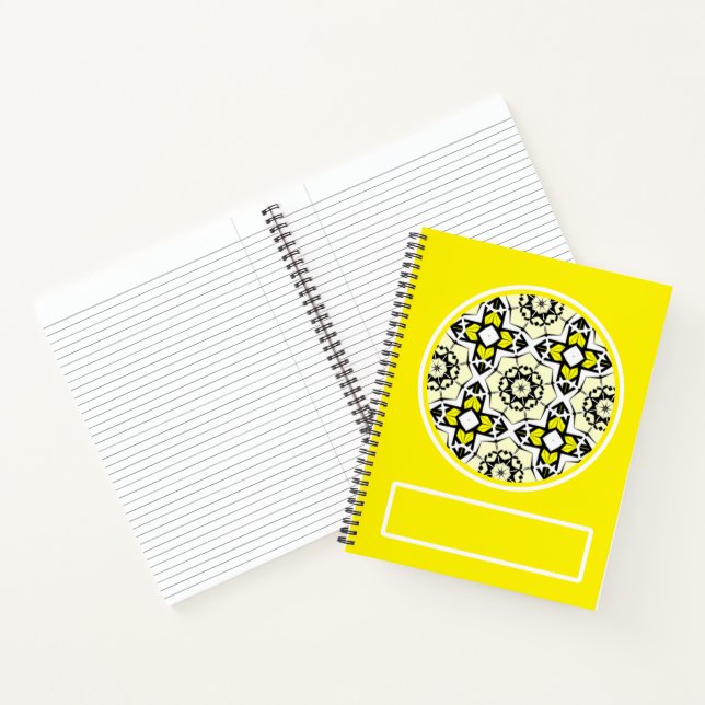 Band eins Kaleidoskop Art 4 Notizbuch (Innenseite)