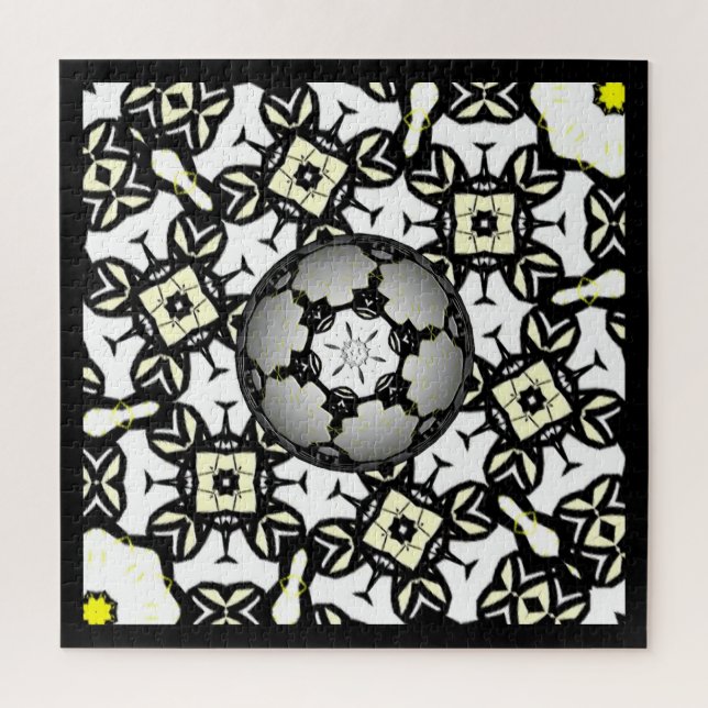 Band eins Kaleidoskop Art 4 Puzzle (Vertikal)