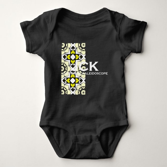 Band eins Kaleidoskop Art 6 Baby Strampler (Vorderseite)