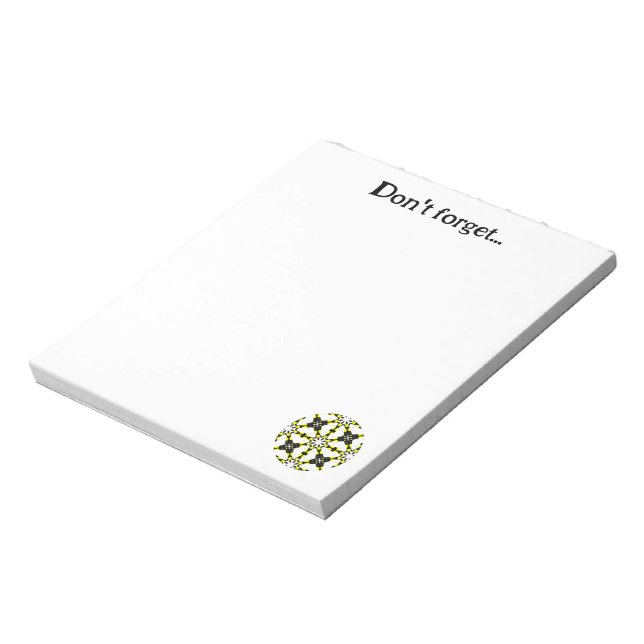 Band eins Kaleidoskop Art 6 Notizblock (Rotiert)