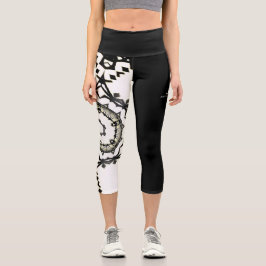 Band eins Kaleidoskop Art 8 Capri Leggings