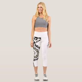 Band eins Kaleidoskop Art drei Capri Leggings