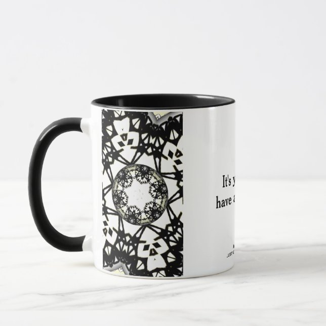 Band eins Kaleidoskop Art drei Tasse (Links)