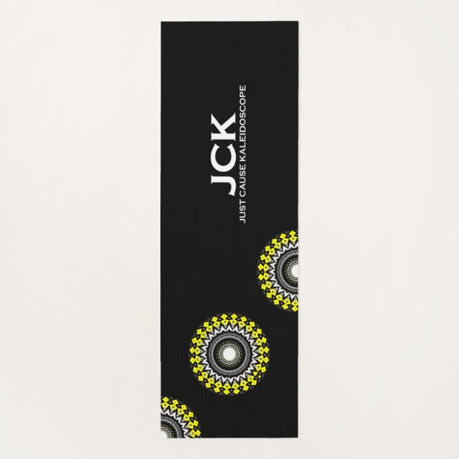 Band eins Kaleidoskop Art fünfundzwanzig Yogamatte (Rückseite)