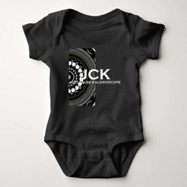 Band eins Kaleidoskop Art neun Baby Strampler (Vorderseite)