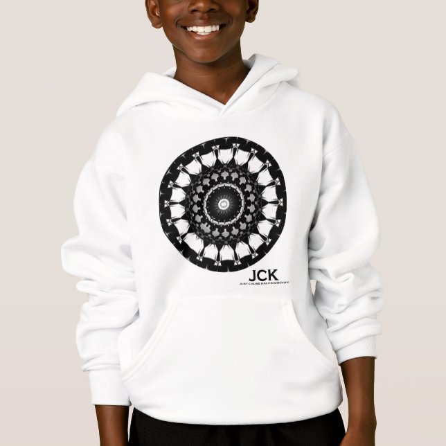 Band eins Kaleidoskop Art neun Hoodie (Vorderseite)