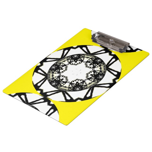 Band eins Kaleidoskop Art neun Klemmbrett (Schrägansicht)