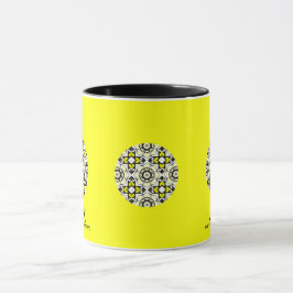 Band eins Kaleidoskop Art neun Tasse
