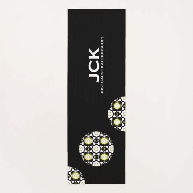 Band eins Kaleidoskop Art neunzehn Yogamatte (Rückseite)