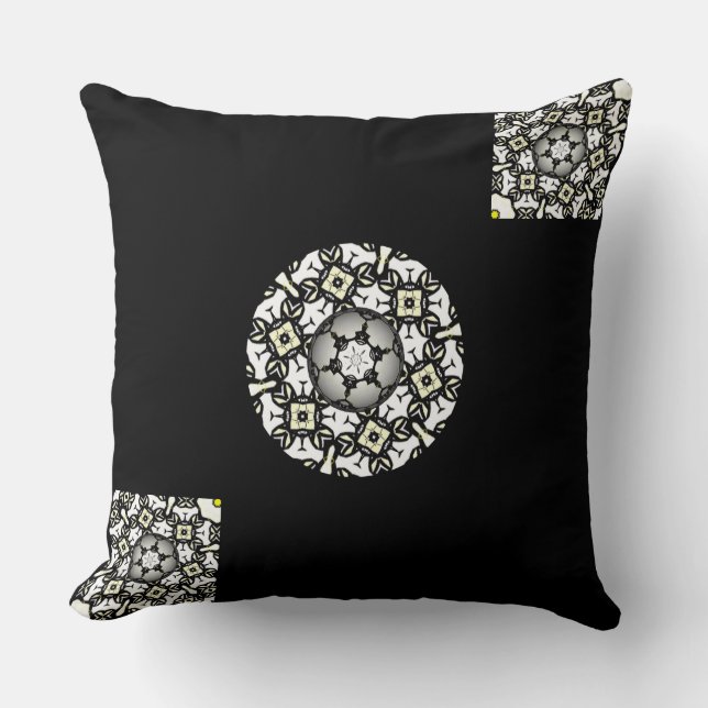 Band eins: Kaleidoskop Art One Kissen (Vorderseite)