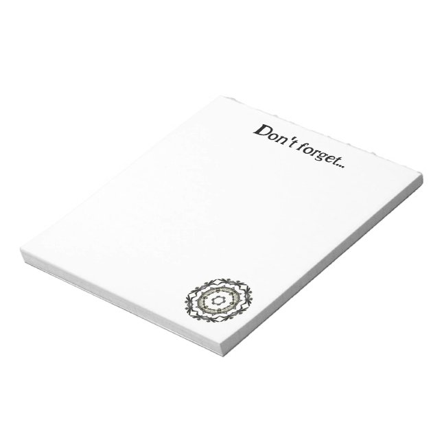 Band eins: Kaleidoskop Art One Notizblock (Rotiert)