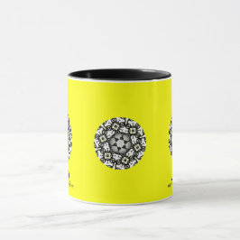 Band eins Kaleidoskop Art sechzehn Tasse