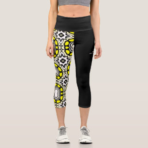 Band eins Kaleidoskop Art zwanzig Capri Leggings