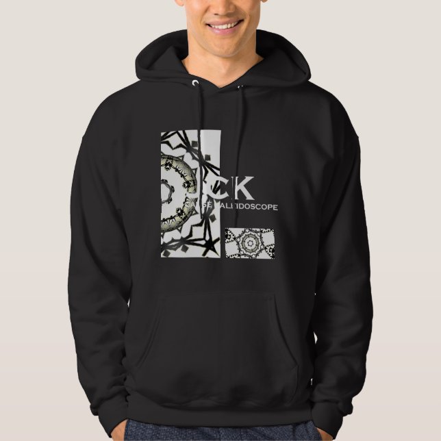 Band eins Kaleidoskop Art zwei Hoodie (Vorderseite)