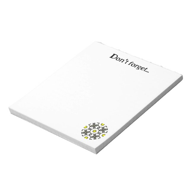 Band eins Kaleidoskop Art zwölf Notizblock (Rotiert)