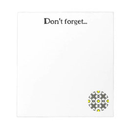 Band eins Kaleidoskop Art zwölf Notizblock