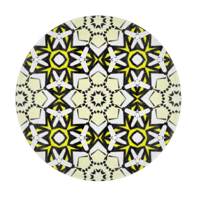 Band eins Kaleidoskop Art zwölf Schneidebrett (Vorderseite)