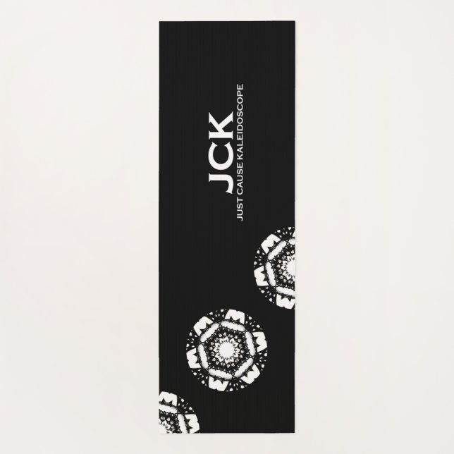 Band eins Kaleidoskop Kunst 10 Yogamatte (Rückseite)