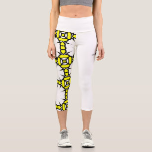 Band eins Kaleidoskop Kunst dreizehn Capri Leggings
