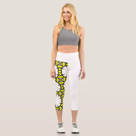 Band eins Kaleidoskop Kunst dreizehn Capri Leggings