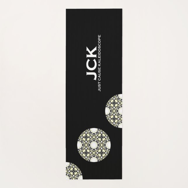 Band eins Kaleidoskop Kunst dreizehn Yogamatte (Rückseite)