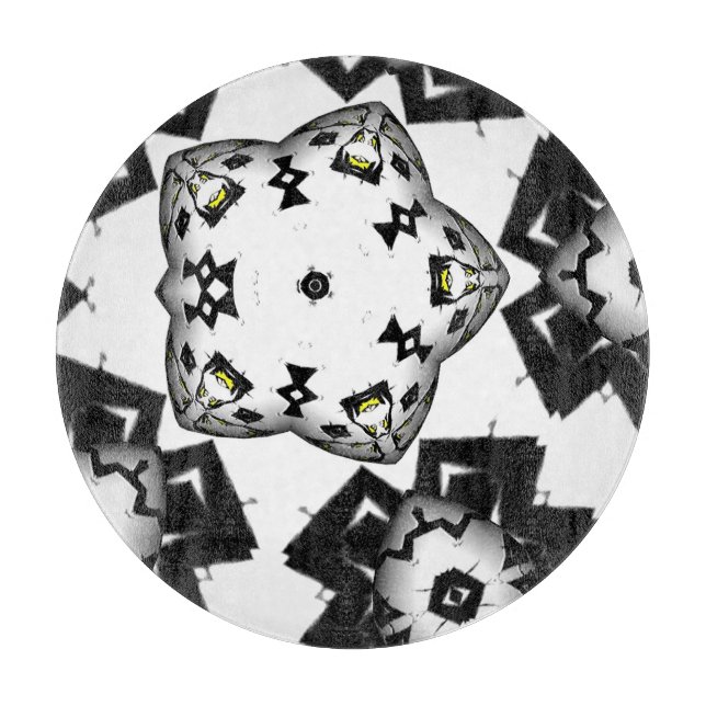 Band eins Kaleidoskop-Kunst neunundzwanzig Schneidebrett (Vorderseite)