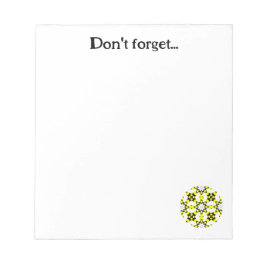 Band eins Kaleidoskop Kunst sieben Notizblock