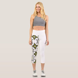 Band eins Kaleidoskop Kunst siebzehn Capri Leggings