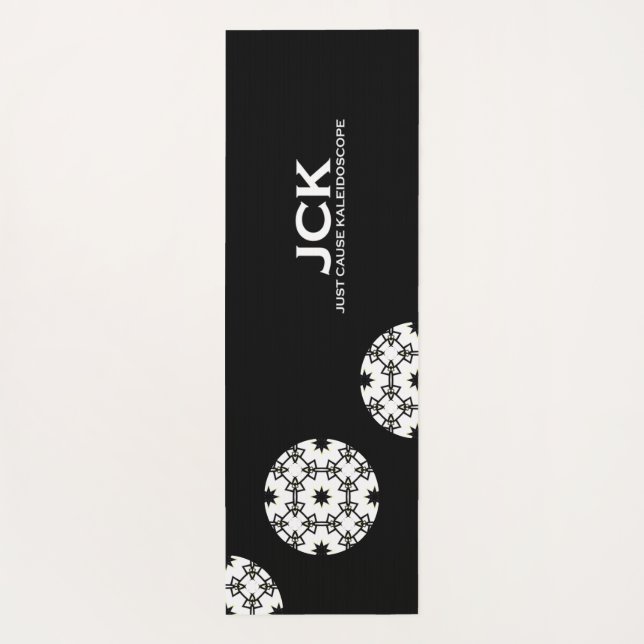 Band eins Kaleidoskop Kunst vierzehn Yogamatte (Rückseite)