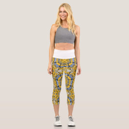 Band elf Kaleidoskop Art 3 Capri Leggings