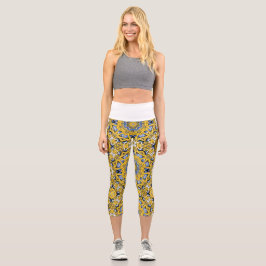 Band elf Kaleidoskop Art 8 Capri Leggings
