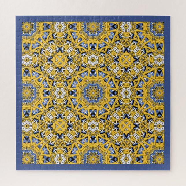 Band elf Kaleidoskop Art 8 Puzzle (Vertikal)