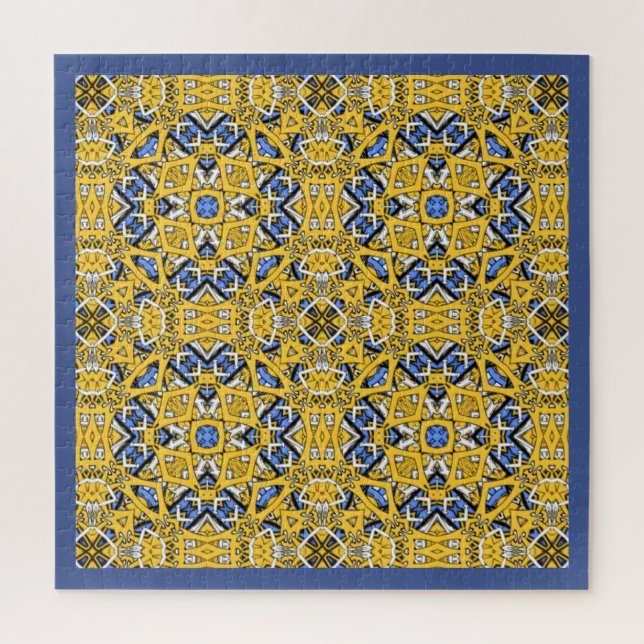 Band elf Kaleidoskop Art One Puzzle (Vertikal)
