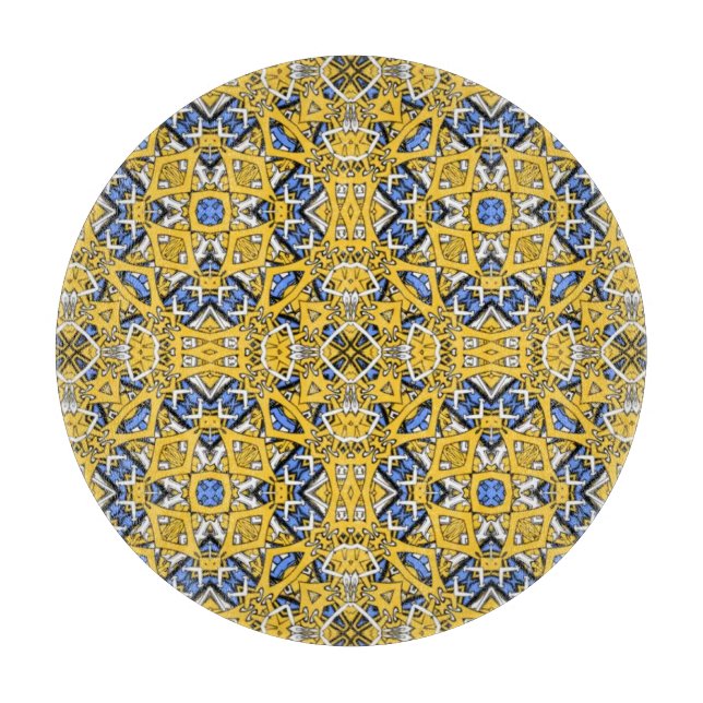 Band elf Kaleidoskop Art One Schneidebrett (Vorderseite)