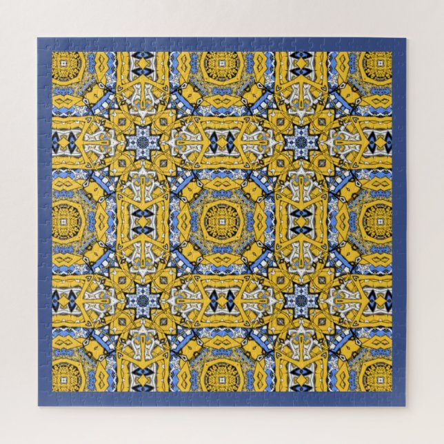 Band elf Kaleidoskop Art Puzzle (Vertikal)