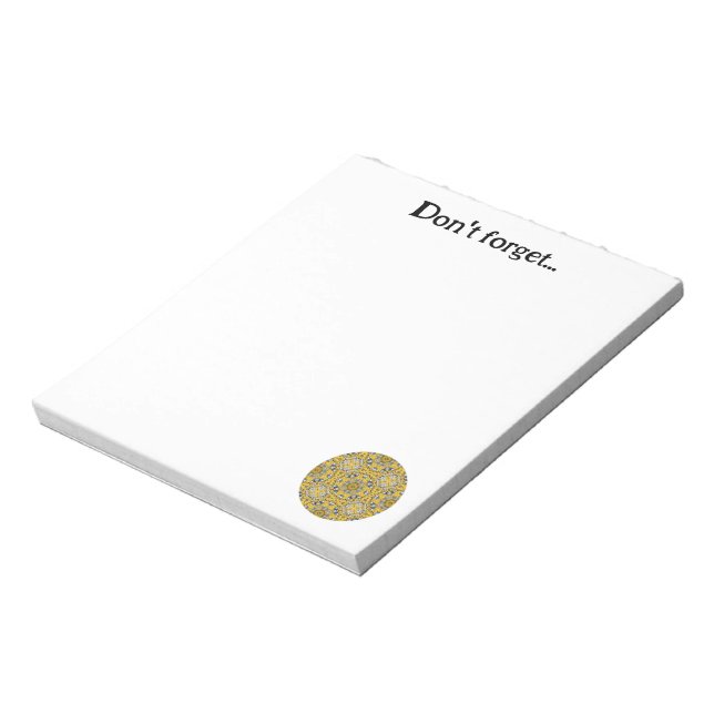 Band elf Kaleidoskop Art sechs Notizblock (Rotiert)