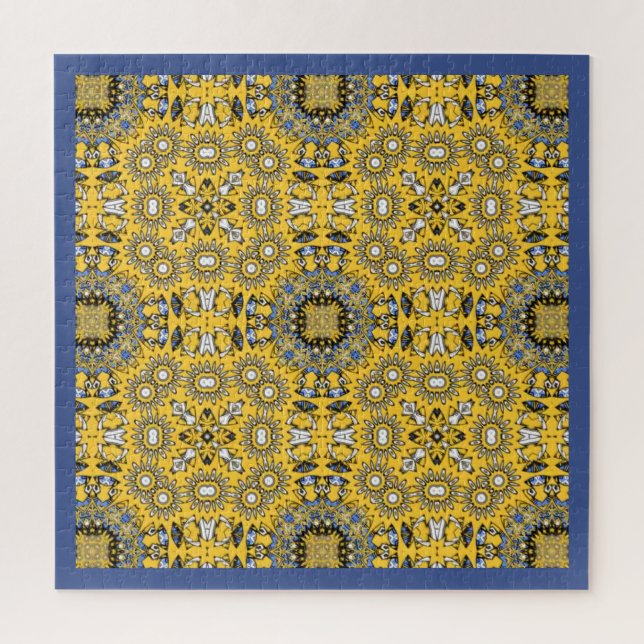 Band elf Kaleidoskop Art vier Puzzle (Vertikal)