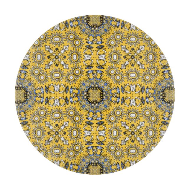 Band elf Kaleidoskop Art vier Schneidebrett (Vorderseite)