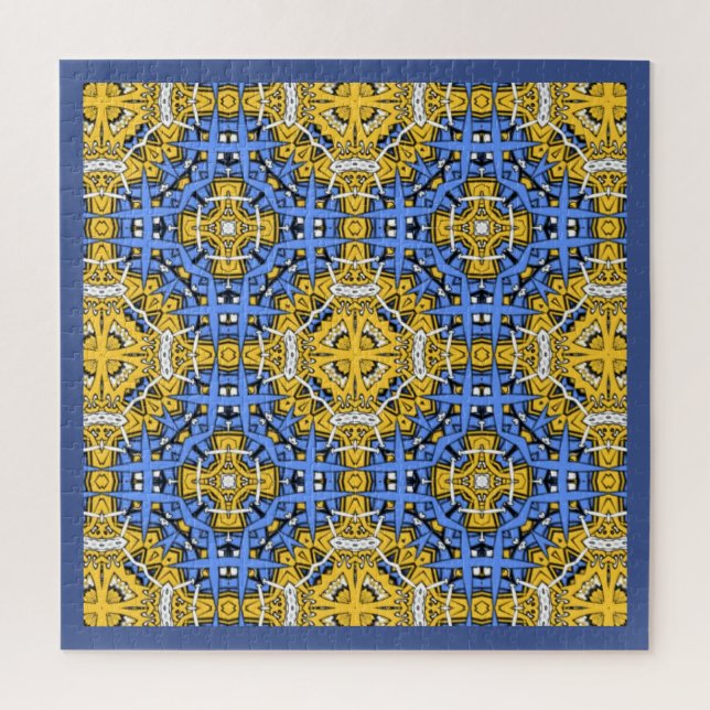 Band elf Kaleidoskop Art Zwölf Puzzle (Vertikal)