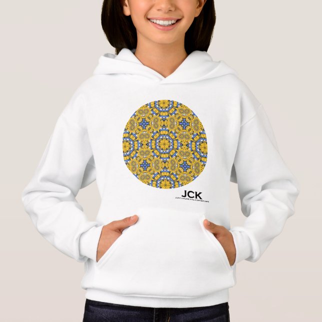 Band elf Kaleidoskop-Kunst 10 Hoodie (Vorderseite)
