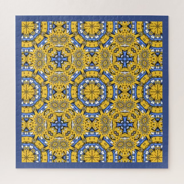 Band elf Kaleidoskop-Kunst 10 Puzzle (Vertikal)