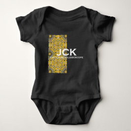 Band elf Kaleidoskop Kunst sieben Baby Strampler