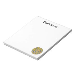 Band elf Kaleidoskop Kunst sieben Notizblock