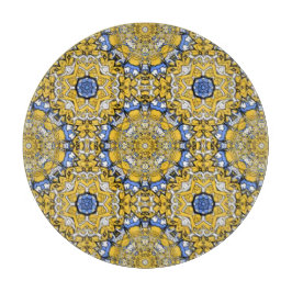 Band elf Kaleidoskop Kunst sieben Schneidebrett