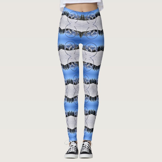 Band-GebirgsLiebe Leggings (Vorderseite)